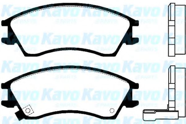BP-8007 KAVO+PARTS Brake System Brake Pad Set, disc brake