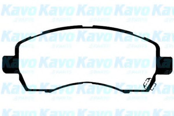 BP-8011 KAVO+PARTS Brake Pad Set, disc brake