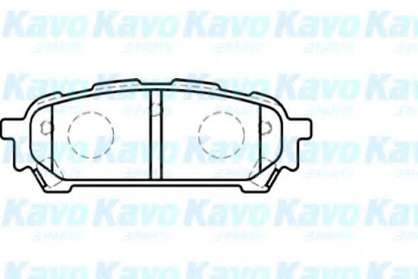 BP-8019 KAVO+PARTS Brake System Brake Pad Set, disc brake