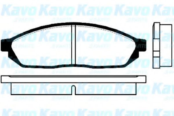 BP-8500 KAVO+PARTS Brake System Brake Pad Set, disc brake