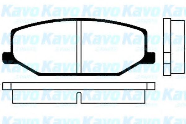 BP-8501 KAVO+PARTS Brake System Brake Pad Set, disc brake