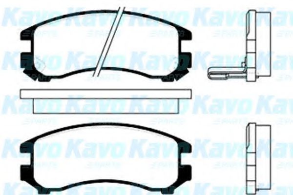 BP-8503 KAVO+PARTS Brake Pad Set, disc brake