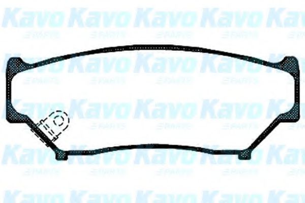 BP-8509 KAVO+PARTS Brake Pad Set, disc brake