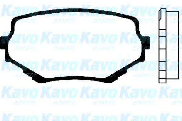 BP-8512 KAVO+PARTS Brake System Brake Pad Set, disc brake