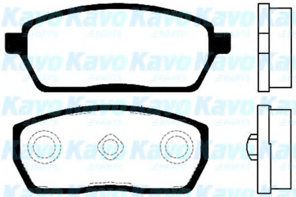 BP-8513 KAVO+PARTS Тормозная система Комплект тормозных колодок, дисковый тормоз