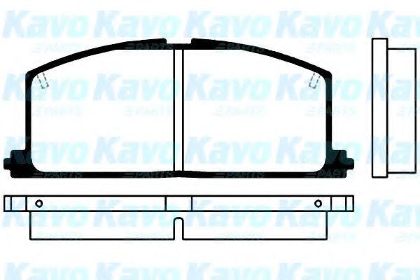 BP-9005 KAVO+PARTS Brake Pad Set, disc brake
