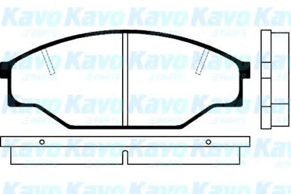 BP-9010 KAVO+PARTS Brake System Brake Pad Set, disc brake