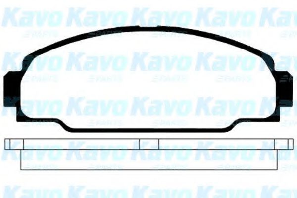 BP-9015 KAVO+PARTS Brake Pad Set, disc brake