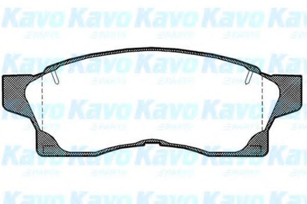 BP-9016 KAVO+PARTS Brake Pad Set, disc brake
