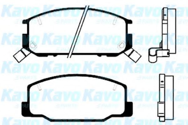 BP-9021 KAVO+PARTS Brake Pad Set, disc brake