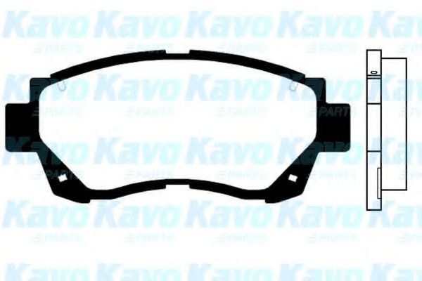 BP-9023 KAVO+PARTS Brake System Brake Pad Set, disc brake