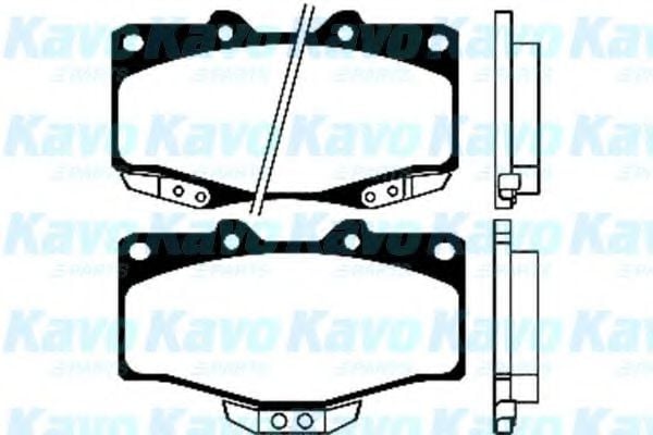 BP-9025 KAVO+PARTS Brake System Brake Pad Set, disc brake