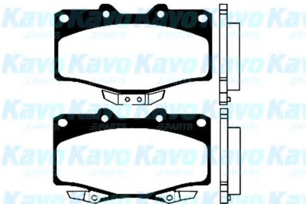 BP-9036 KAVO+PARTS Brake System Brake Pad Set, disc brake