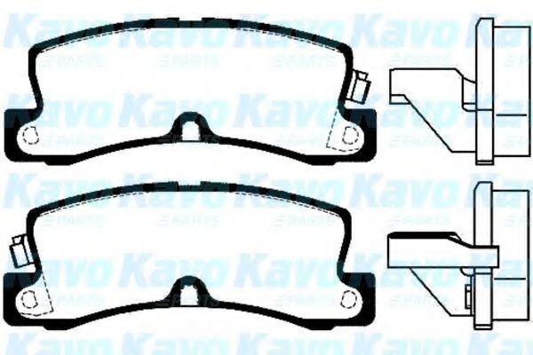 BP-9050 KAVO+PARTS Brake System Brake Pad Set, disc brake