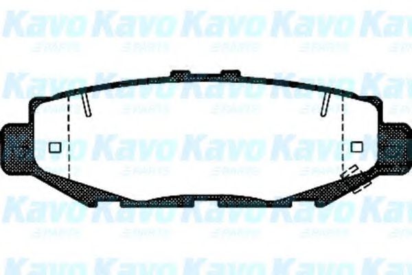 BP-9055 KAVO+PARTS Brake System Brake Pad Set, disc brake