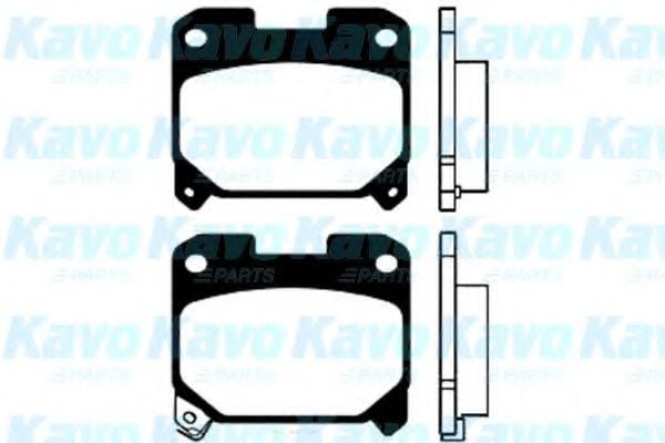 BP-9056 KAVO+PARTS Brake System Brake Pad Set, disc brake