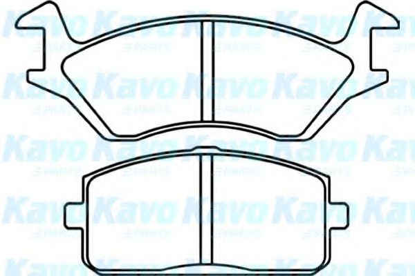 BP-9078 KAVO+PARTS Brake Pad Set, disc brake