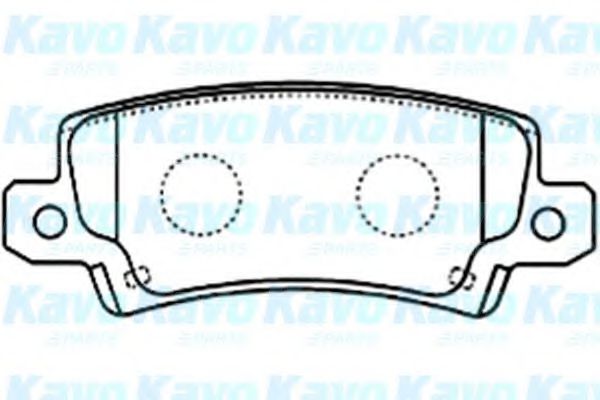 BP-9079 KAVO+PARTS Brake System Brake Pad Set, disc brake