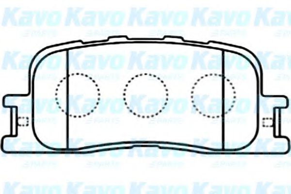 BP-9086 KAVO+PARTS Brake Pad Set, disc brake