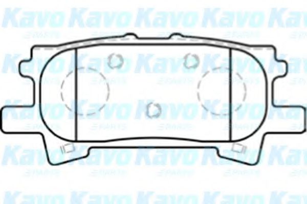 BP-9088 KAVO+PARTS Brake System Brake Pad Set, disc brake