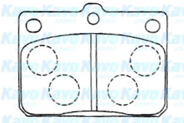 BP-9089 KAVO+PARTS Brake System Brake Pad Set, disc brake