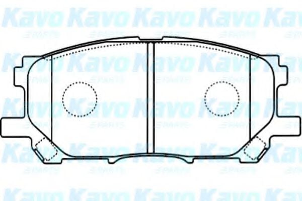 BP-9090 KAVO+PARTS Brake System Brake Pad Set, disc brake