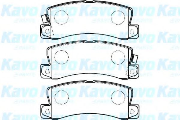 BP-9094 KAVO+PARTS Brake System Brake Pad Set, disc brake