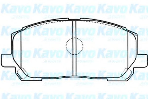 BP-9095 KAVO+PARTS Brake System Brake Pad Set, disc brake