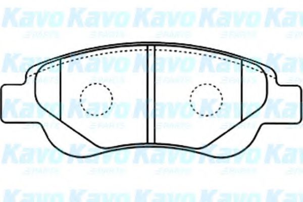 BP-9097 KAVO+PARTS Brake Pad Set, disc brake