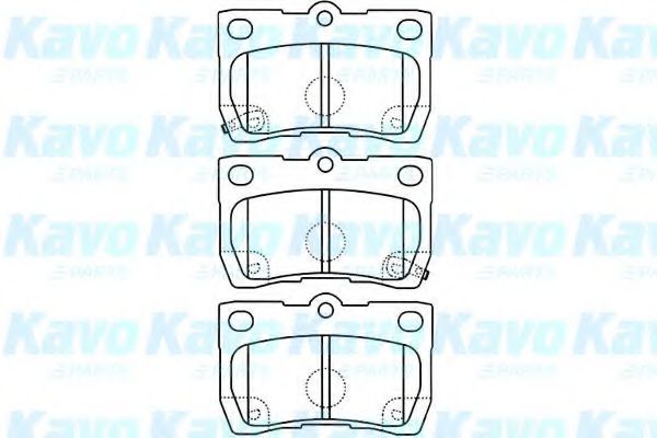BP-9099 KAVO+PARTS Brake Pad Set, disc brake