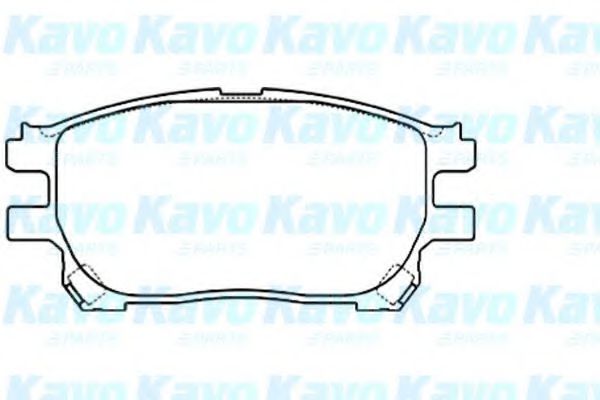 BP-9103 KAVO+PARTS Brake Pad Set, disc brake