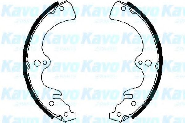 BS-5406 KAVO+PARTS Brake System Brake Disc