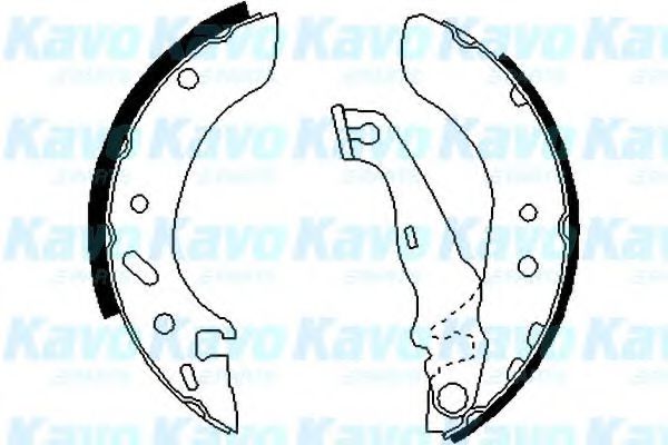 BS-5418 KAVO+PARTS Brake System Brake Disc