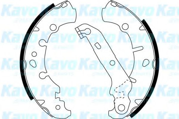 BS-5424 KAVO+PARTS Brake System Brake Disc