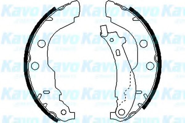 BS-7416 KAVO+PARTS Brake Disc