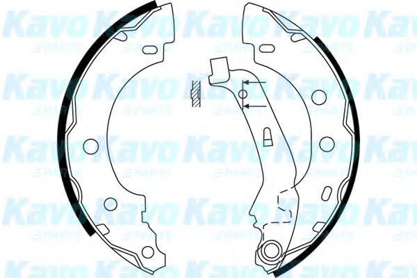 BS-7419 KAVO+PARTS Brake Disc