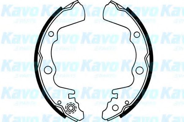 BS-8402 KAVO+PARTS Brake System Brake Disc