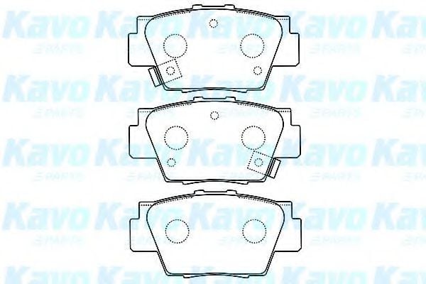 BP-2040 KAVO+PARTS Brake Pad Set, disc brake
