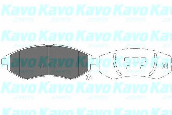 KBP-1003 KAVO+PARTS Brake Pad Set, disc brake