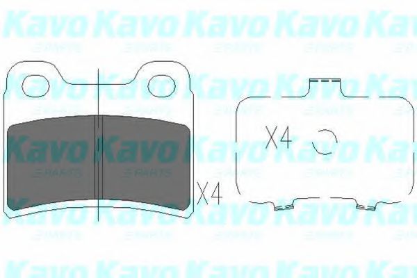 KBP-4011 KAVO+PARTS Brake System Brake Pad Set, disc brake