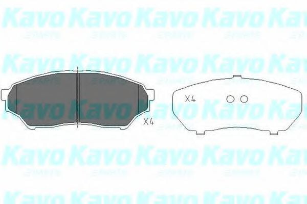 KBP-5514 KAVO+PARTS Brake Pad Set, disc brake