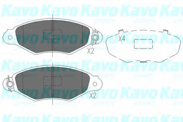 KBP-6565 KAVO+PARTS Brake Pad Set, disc brake