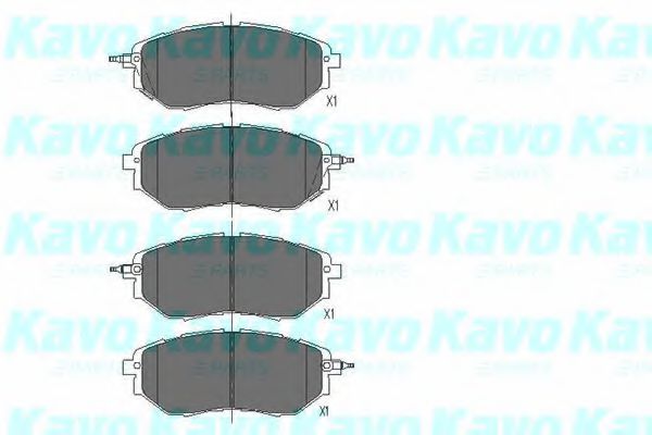 KBP-8020 KAVO+PARTS Bremsanlage Bremsbelagsatz, Scheibenbremse