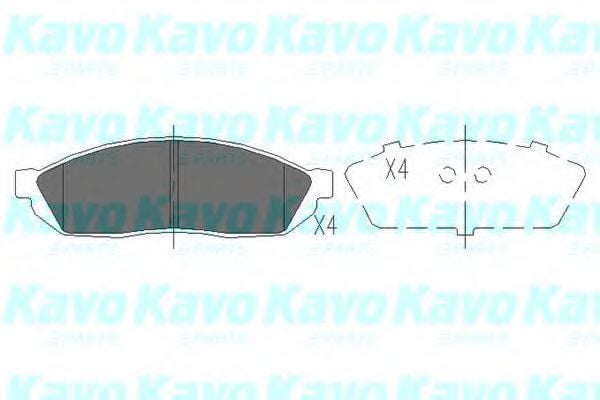 KBP-8501 KAVO+PARTS Brake System Brake Pad Set, disc brake