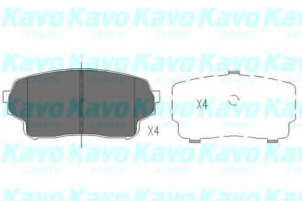 KBP-8511 KAVO+PARTS Brake System Brake Pad Set, disc brake
