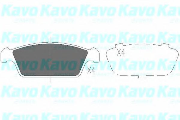 KBP-8515 KAVO+PARTS Brake System Brake Pad Set, disc brake