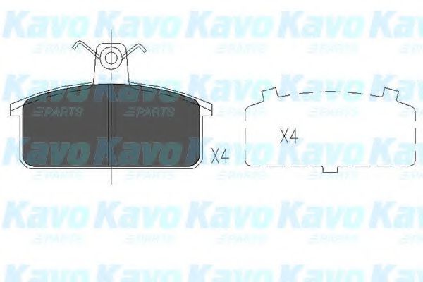 KBP-8524 KAVO+PARTS Brake System Brake Pad Set, disc brake