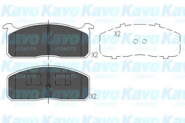 KBP-9029 KAVO+PARTS Brake System Brake Pad Set, disc brake