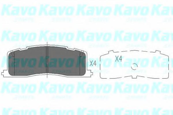 KBP-9059 KAVO+PARTS Brake System Brake Pad Set, disc brake
