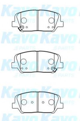 BP-3049 KAVO+PARTS Brake Pad Set, disc brake